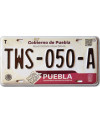 Mexická ŠPZ Puebla TWS-050-A