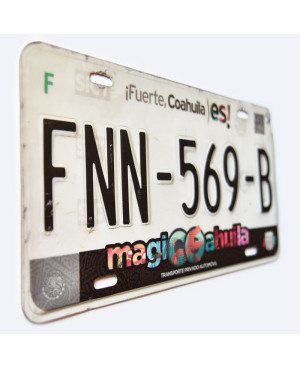 Mexická ŠPZ Coahuila Magic FNN-569-B