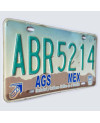 Mexická ŠPZ Aguascaliantes ABR 5214