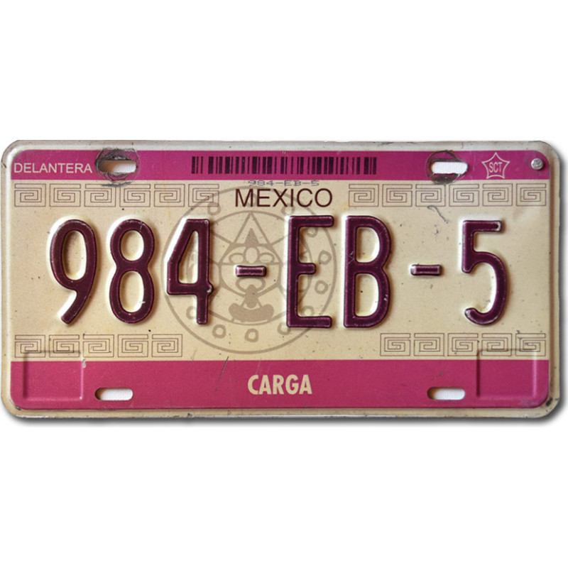 Mexická ŠPZ Interstate Truck 984-EB-5