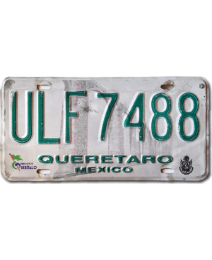 Mexická ŠPZ Gueretaro ULF 7488