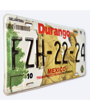 Mexická ŠPZ Durango FZH-22-24