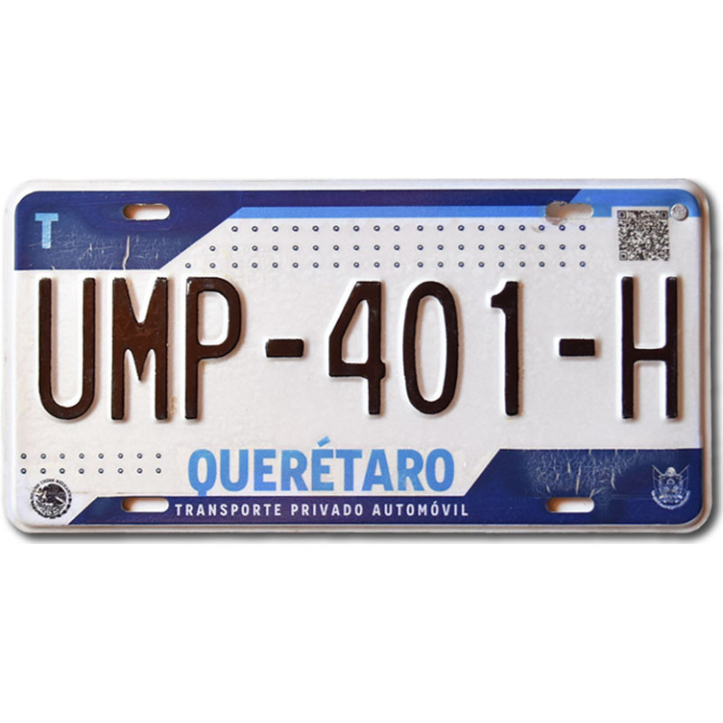 Mexická ŠPZ Quarétaro UMP-401-H