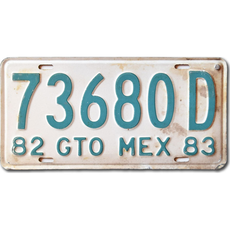 Mexická ŠPZ Guanajuato 73680D