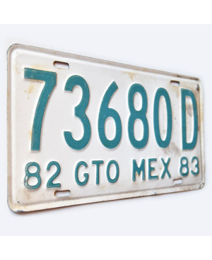 Mexická ŠPZ Guanajuato 73680D