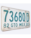 Mexická ŠPZ Guanajuato 73680D