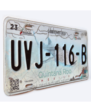 Mexická ŠPZ Quintana Roo UVJ-116-B
