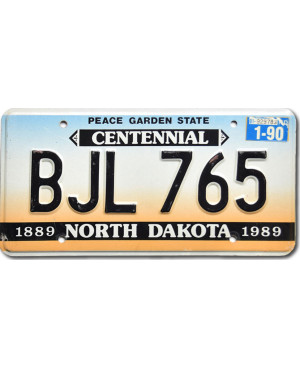 Americká ŠPZ North Dakota Centennial