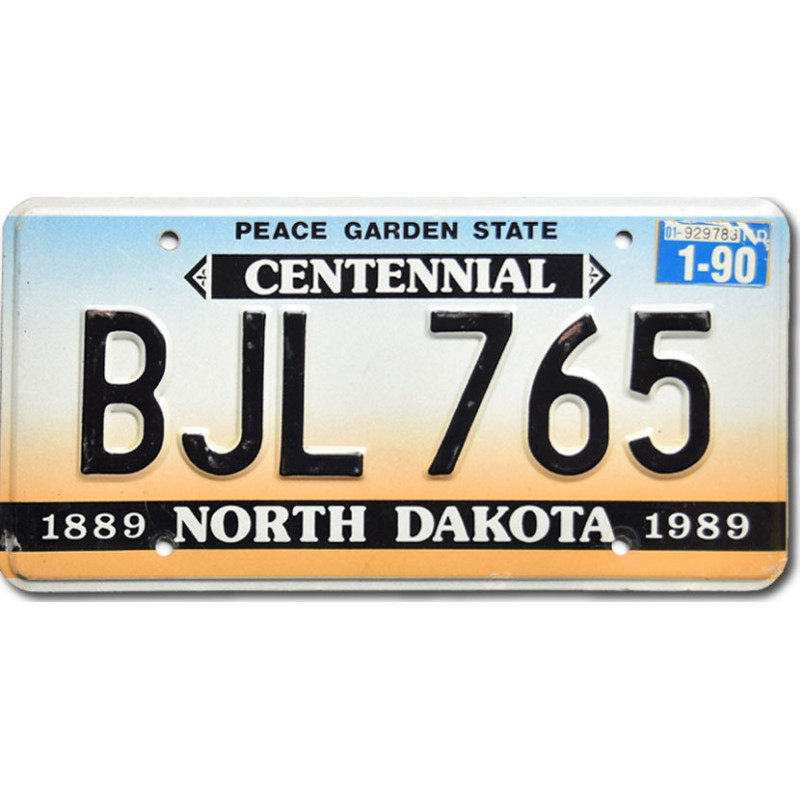 Americká ŠPZ North Dakota Centennial