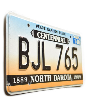 Americká ŠPZ North Dakota Centennial