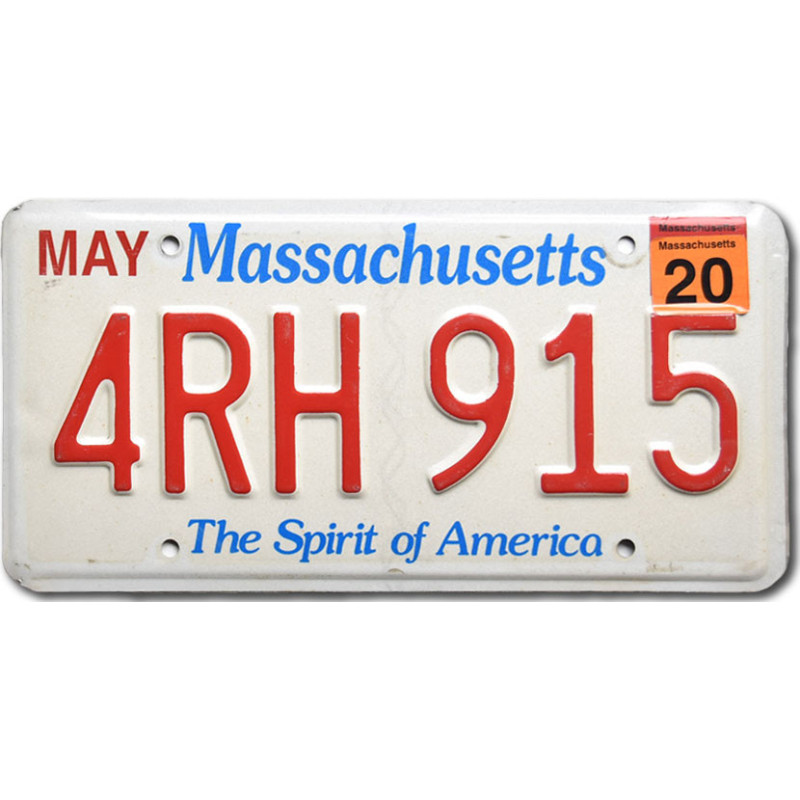 Americká ŠPZ Massachusetts - The Spirit of America