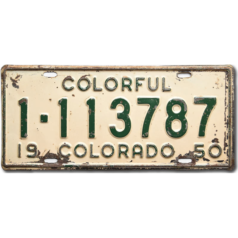 Americká ŠPZ Colorado 1950 Colorful 1-113787