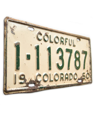 Americká ŠPZ Colorado 1950 Colorful 1-113787