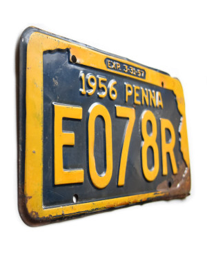 Americká ŠPZ Pennsylvania 1956 Penna E078R