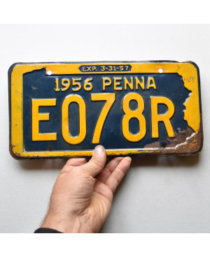 Americká ŠPZ Pennsylvania 1956 Penna E078R