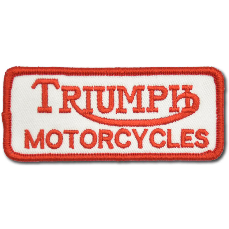 Moto nášivka Triumph Motorcycles Red 8 cm x 3 cm