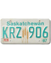 Kanadská ŠPZ Saskatchewan Wheat KRZ 906
