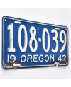 Americká ŠPZ Oregon 1942 Blue 108-039