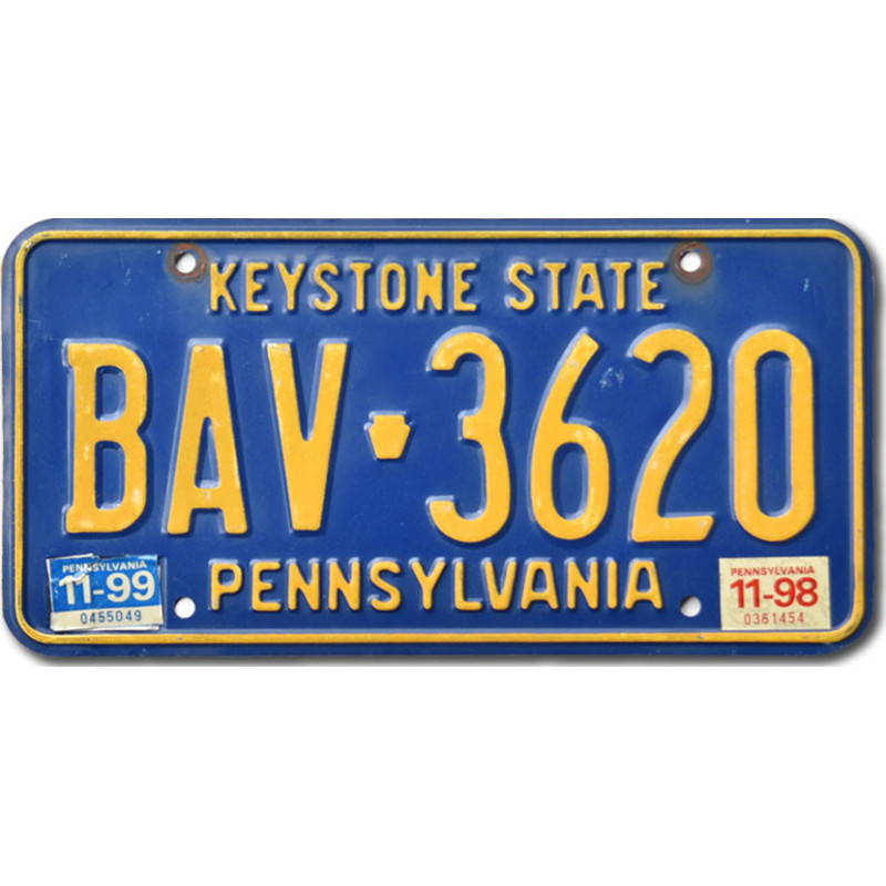 Americká ŠPZ Pennsylvania Keystone BAV-3620