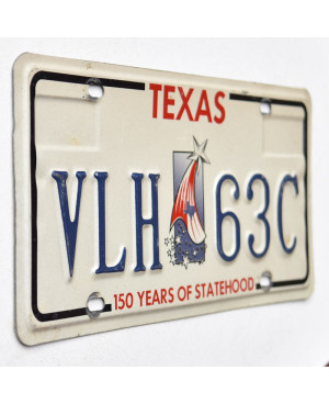 Americká ŠPZ Texas Statehood VLH 63C