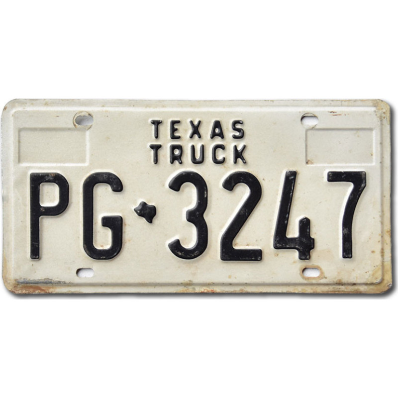 Americká ŠPZ Texas Truck PG-3247