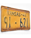 Americká ŠPZ Kansas 1946 Yellow 91-621