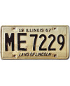 Americká ŠPZ Illinois 1967 Land of Lincoln ME 7229