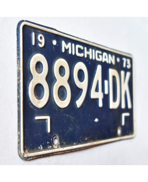 Americká ŠPZ Michigan 1973 Blue 8894-DK