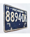 Americká ŠPZ Michigan 1973 Blue 8894-DK