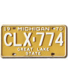 Americká ŠPZ Michigan 1970 Great Lake State CLX-774