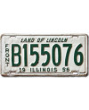 Americká ŠPZ Illinois 1956 Land of Lincoln B155076