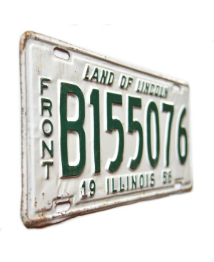 Americká ŠPZ Illinois 1956 Land of Lincoln B155076