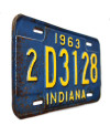 Americká ŠPZ Indiana 1963 Blue 2D3128
