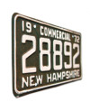 Americká ŠPZ New Hampshire 1972 Commercial 28892