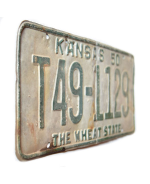 Americká ŠPZ Kansas 1950 The Wheat State T49-1129