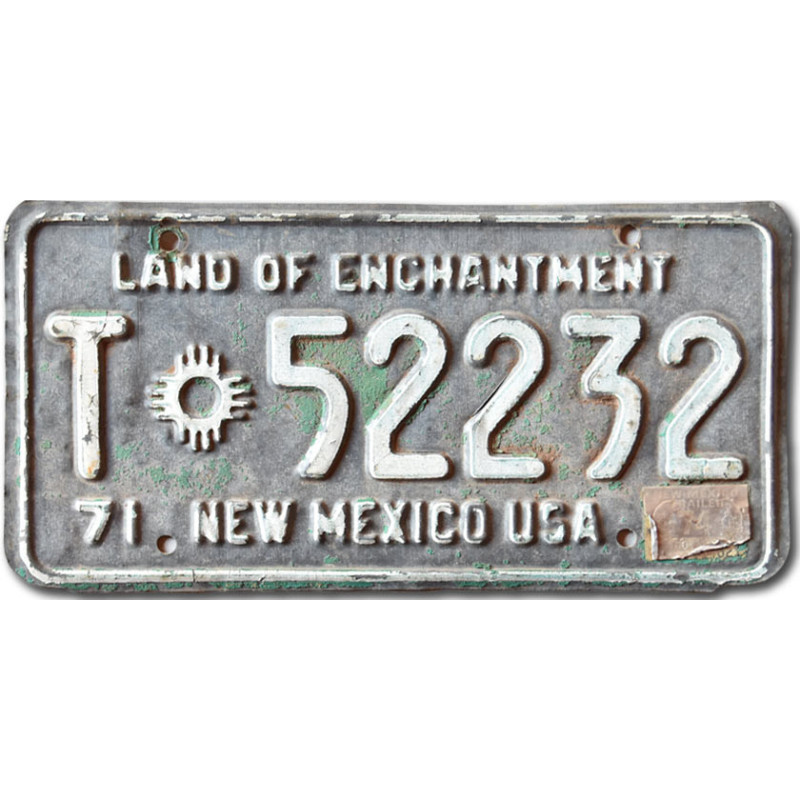 Americká ŠPZ New Mexico 1971 Enchantment T-52232