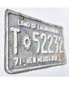 Americká ŠPZ New Mexico 1971 Enchantment T-52232