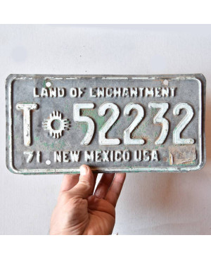 Americká ŠPZ New Mexico 1971 Enchantment T-52232
