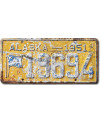 Americká ŠPZ Alaska 1951 Antique 19694