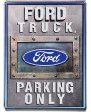 Plechová cedule Ford Truck Parking velká 30cm x 45 cm
