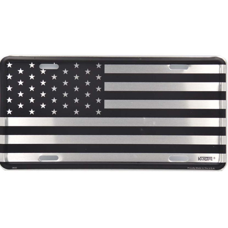 Americká ŠPZ US Flag BW