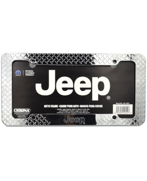 Rámček na americké ŠPZ Jeep chrómová oceľ