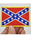 Moto nášivka Confederate Flag 9 cm x 6 cm