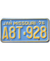 Americká ŠPZ Missouri 1976 Blue A8T-928