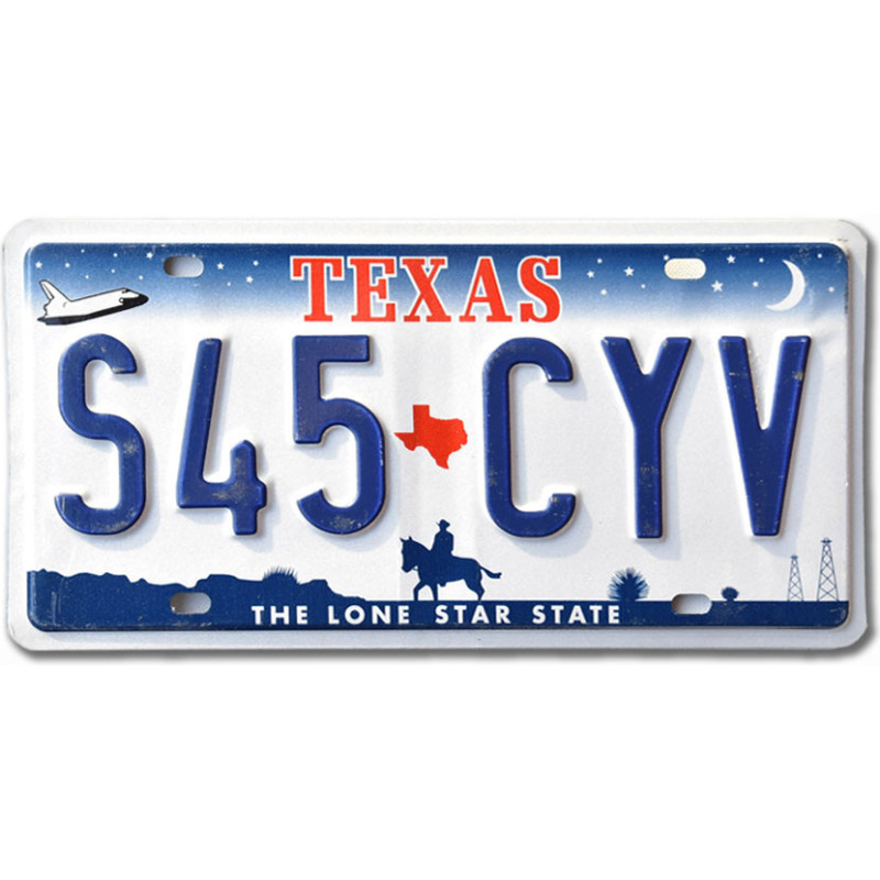 Americká ŠPZ Texas Horse S45 CYV