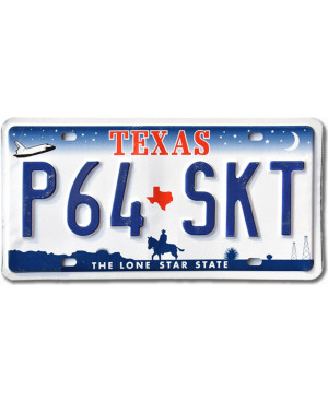 Americká ŠPZ Texas Horse P64 SKT