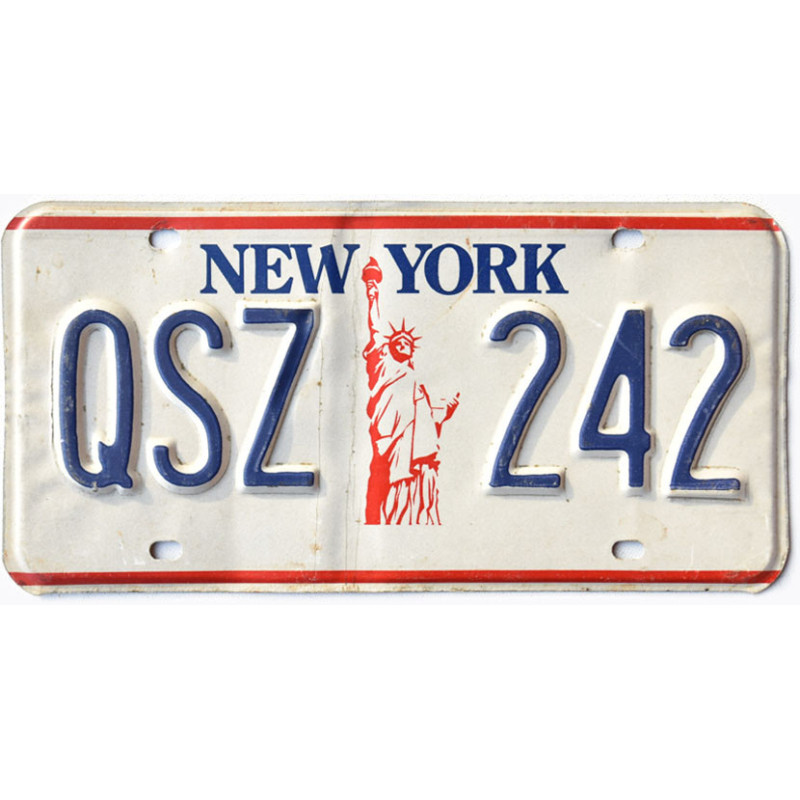 Americká ŠPZ New York Liberty QSZ 242