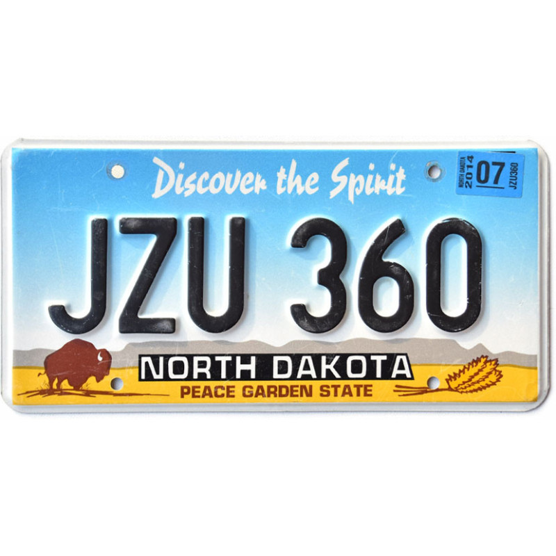 Americká ŠPZ North Dakota Buffalo