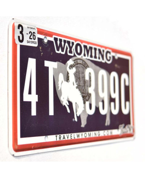 Americká SPZ Wyoming Black Bison