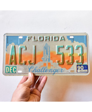 Americká ŠPZ Florida 1990 Challenger ACJ 533